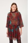 Vestido Bata Estampa Patchbo