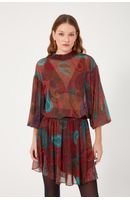 Vestido Bata Estampa Patchbo