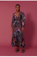 Vestido Longo Estampa Nisha