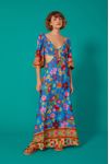 Vestido Cropped Estampa Jardineira