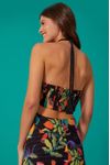 Vestido Longo Estampa Floresta Mágica
