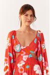 Vestido Cropped Estampa Florinda