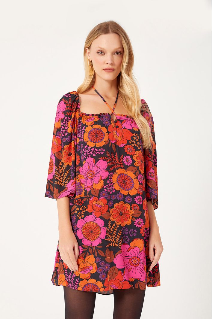 Vestido Estampa Bosque