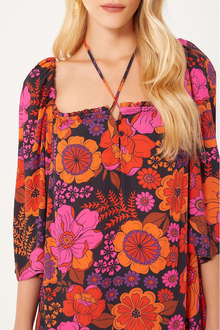 Vestido Estampa Bosque