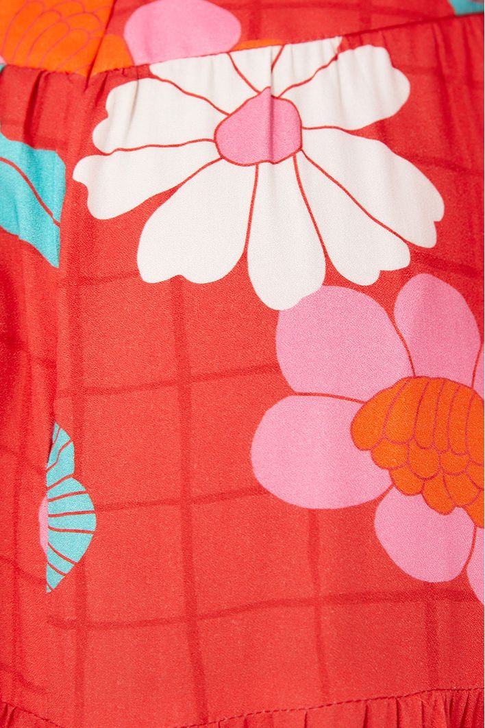 Vestido Cropped Estampa Florinda