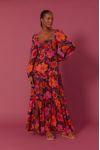 Vestido Longo Estampa Bosque