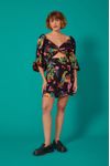 Vestido Curto Estampa Floresta Mágica