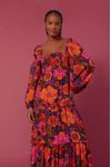 Vestido Longo Estampa Bosque