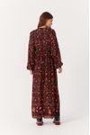 Vestido Longo Lurex Estampa Balai
