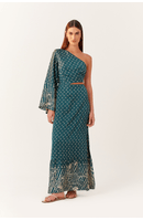 Vestido Longo Estampa Batik