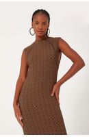 Vestido Estampa Zig Zag