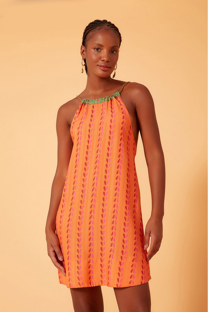 Vestido Lurex Estampa Affair