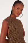 Vestido Estampa Zig Zag