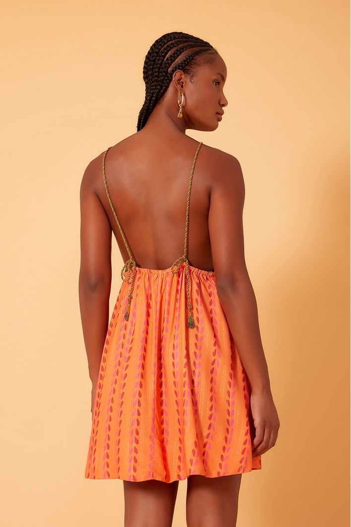 Vestido Lurex Estampa Affair