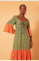 Vestido Longo Estampa Affair