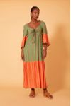 Vestido Longo Estampa Affair