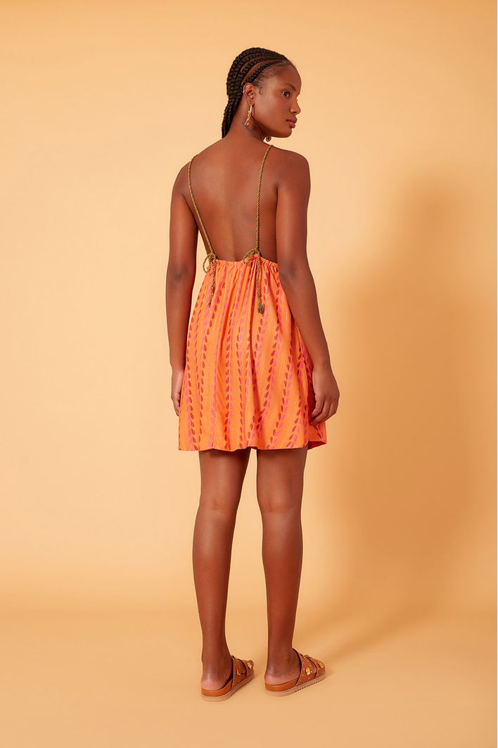 Vestido Lurex Estampa Affair