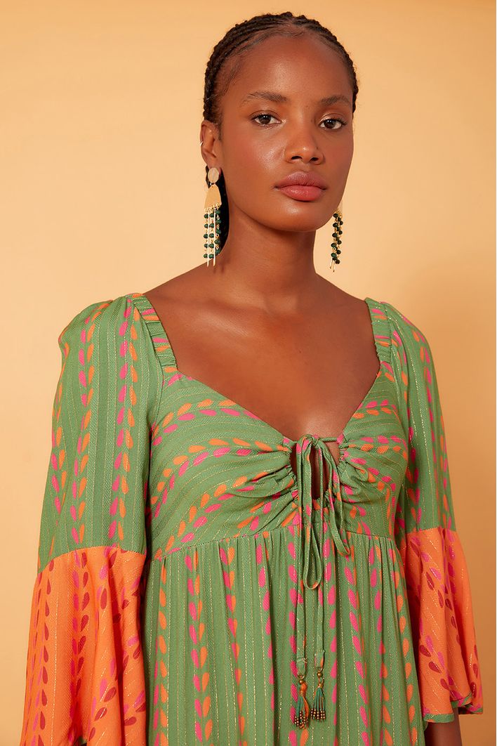 Vestido Longo Estampa Affair