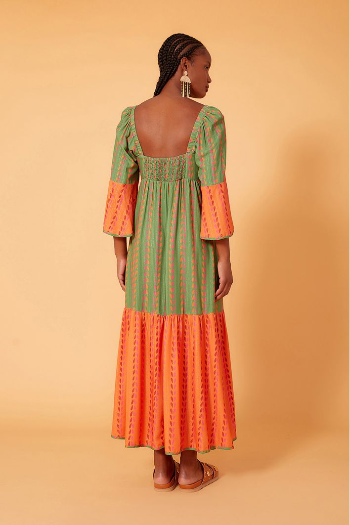 Vestido Longo Estampa Affair