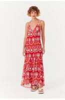 Vestido Mullet Tule Estampa Paixão