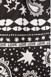 Vestido Moletom Estampa Paisley Love