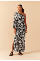 Vestido Cropped Laise Estampa Afeto