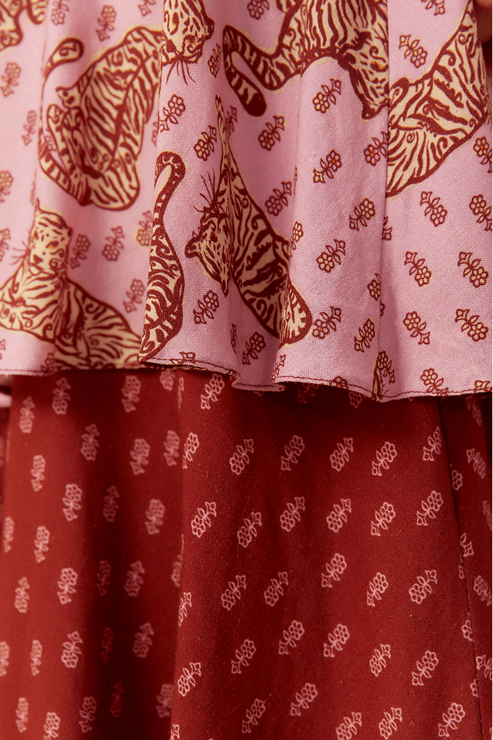 Vestido Midi Estampa Nala