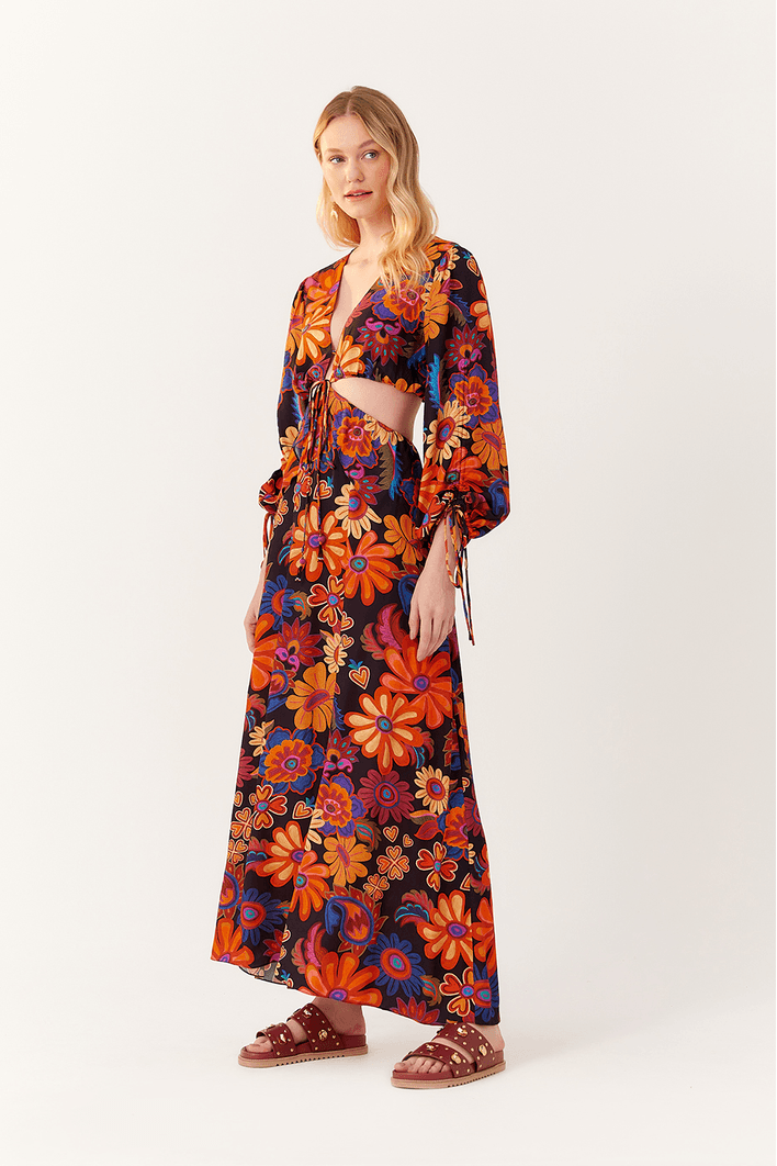 Vestido Cropped 2 Em 1 Estampa Chamego