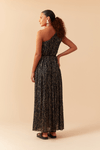 Vestido Longo Lurex Estampa Sideral