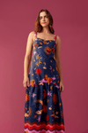 Vestido Cropped Estampa Viajantes