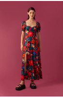 Vestido Cropped Estampa Alice