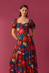 Vestido Cropped Estampa Alice