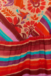 Vestido Longo Lurex Estampa Mantra Mix