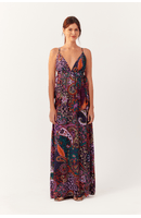Vestido Longo Nó Estampa Nisha Bf