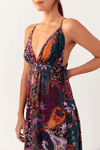 Vestido Longo Nó Estampa Nisha Bf