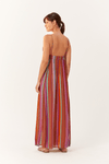 Vestido Longo Lurex Nó Estampa Nostalgia