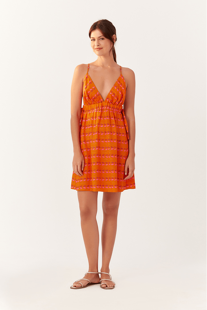 Vestido Amarração Estampa Affair