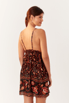 Vestido Lurex Amarração Estampa Balai