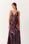 Vestido Longo Nó Estampa Nisha Bf