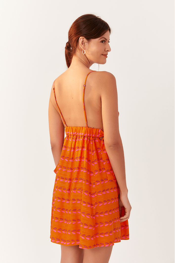 Vestido Amarração Estampa Affair