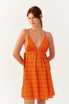 Vestido Amarração Estampa Affair