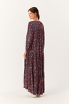 Vestido Midi Mangão Estampa Recanto