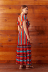 Vestido Cropped Lurex Estampa Magia