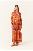 Vestido Chemise Estampa Luna