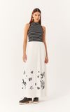 Vestido Bordado Estampa Listra
