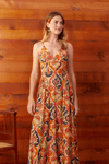 Vestido Cropped Estampa Nômade