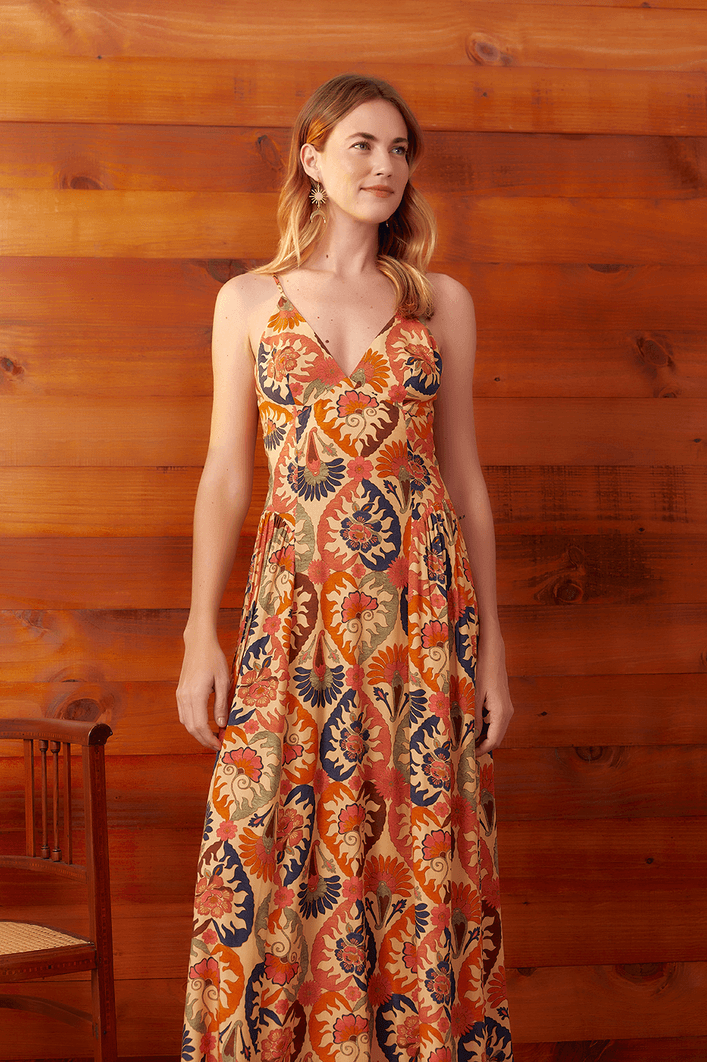 Vestido Cropped Estampa Nômade
