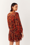 Vestido Curto Tule Estampa Bem Querer