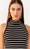 Vestido Bordado Estampa Listra