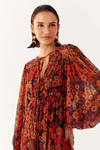 Vestido Curto Tule Estampa Bem Querer